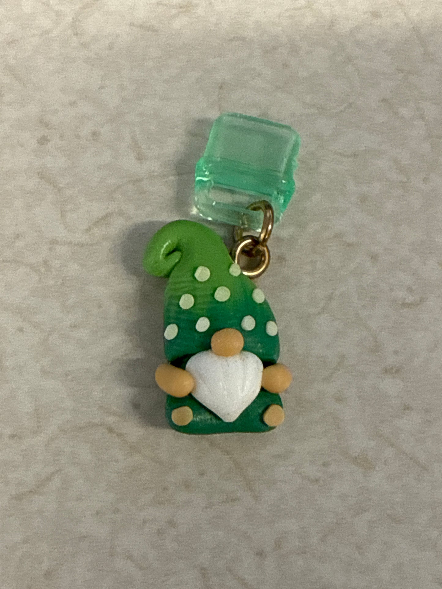 Kindle Charm - Green Gnome- SKU12