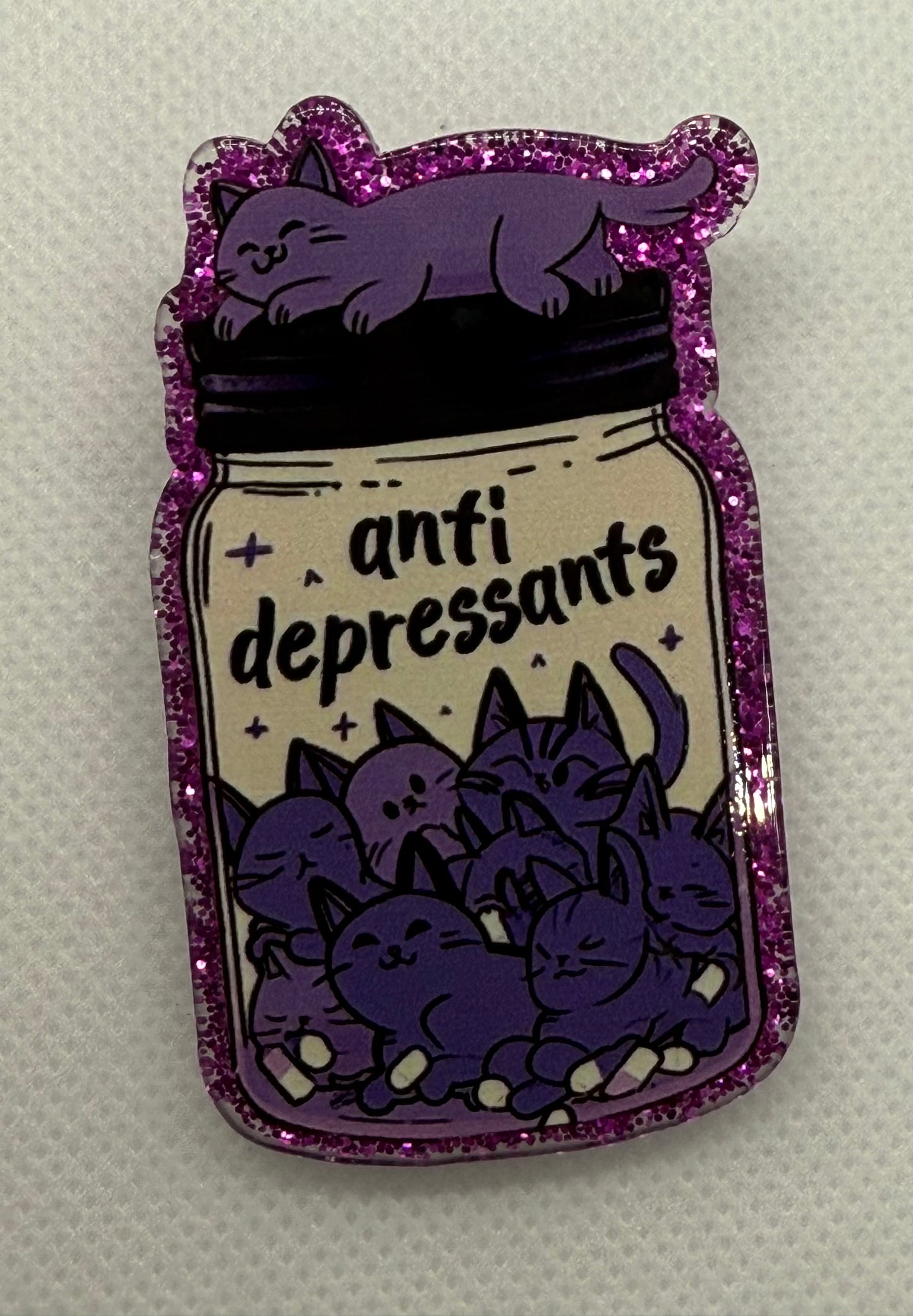 Acrylic Clips - Cats - Anti Depressants