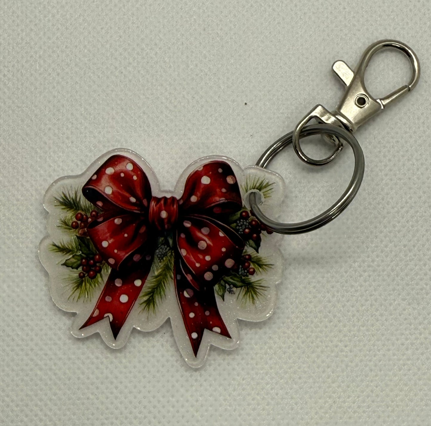 Keychains - Red Bow