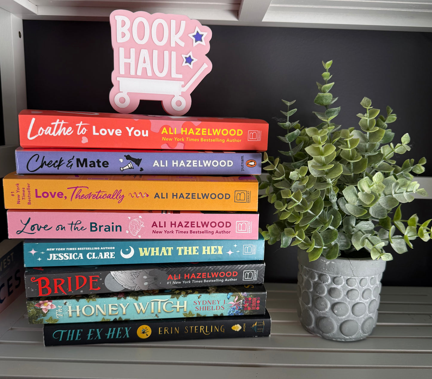 3D - Bookshelf Decor - Book Haul