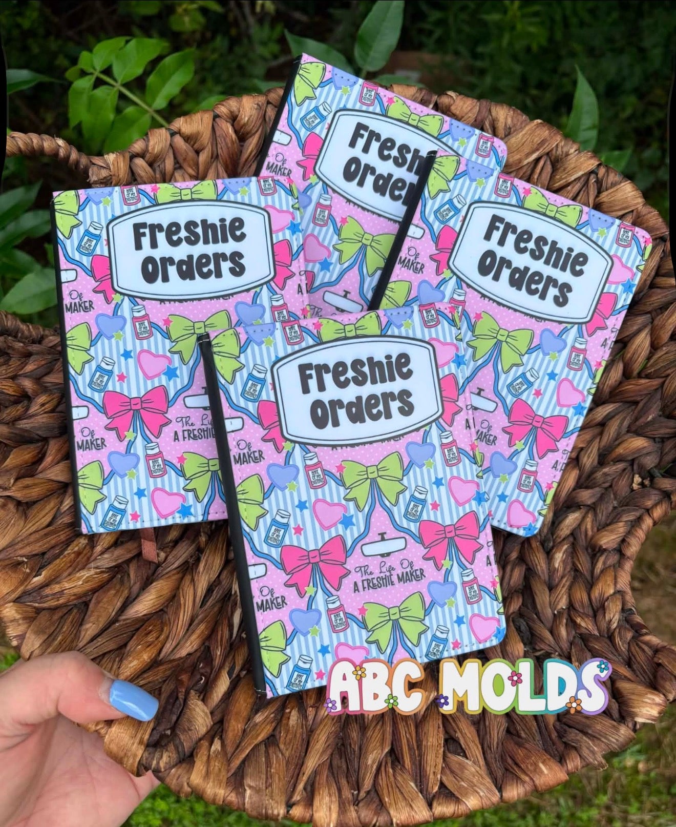 A6 - ABC Freshie Order Sublimation Journal - Refillable & Bookmarked