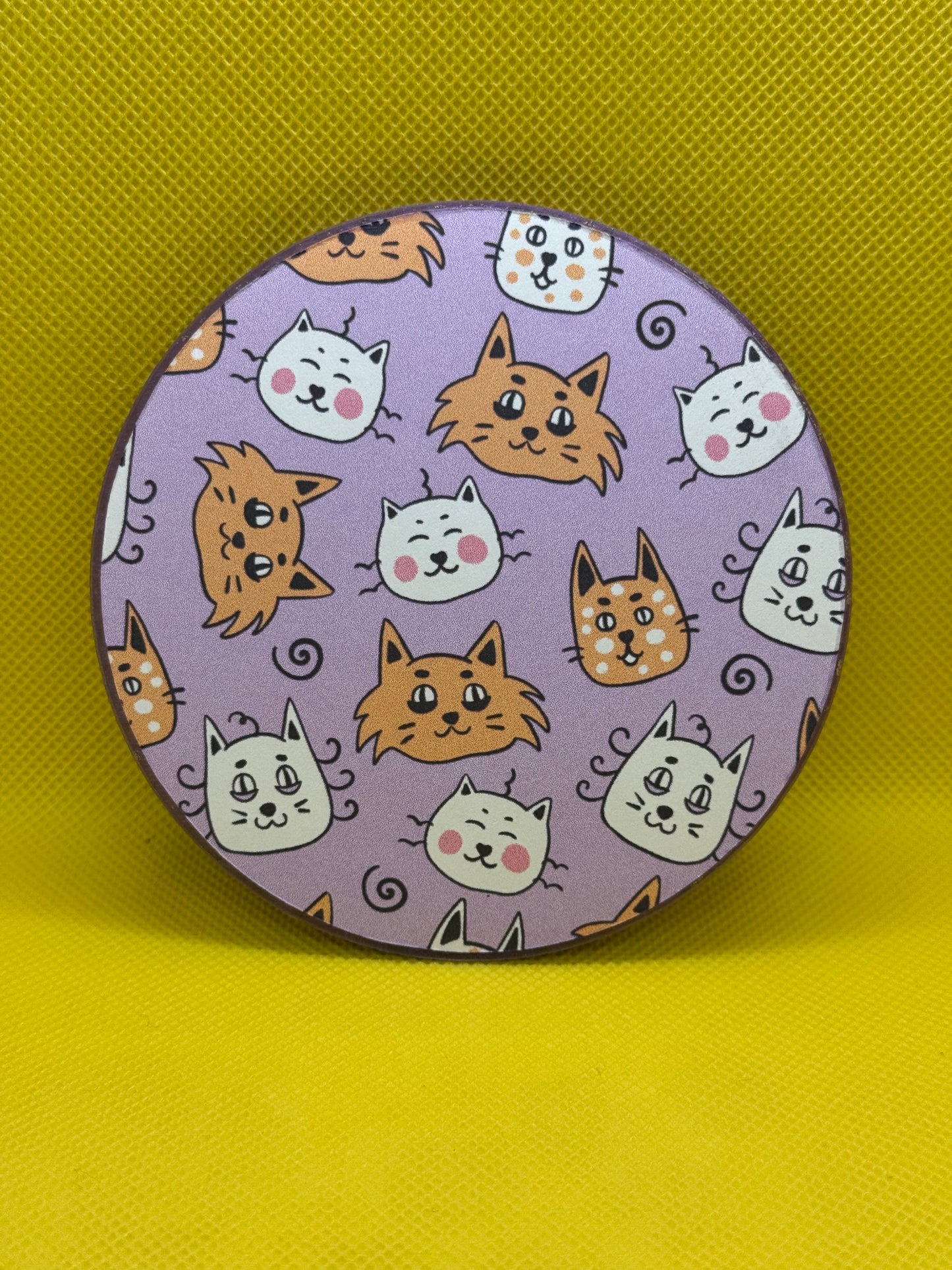 ABC Cardstock - 4 inch round - Cats - 5 pack grab bag