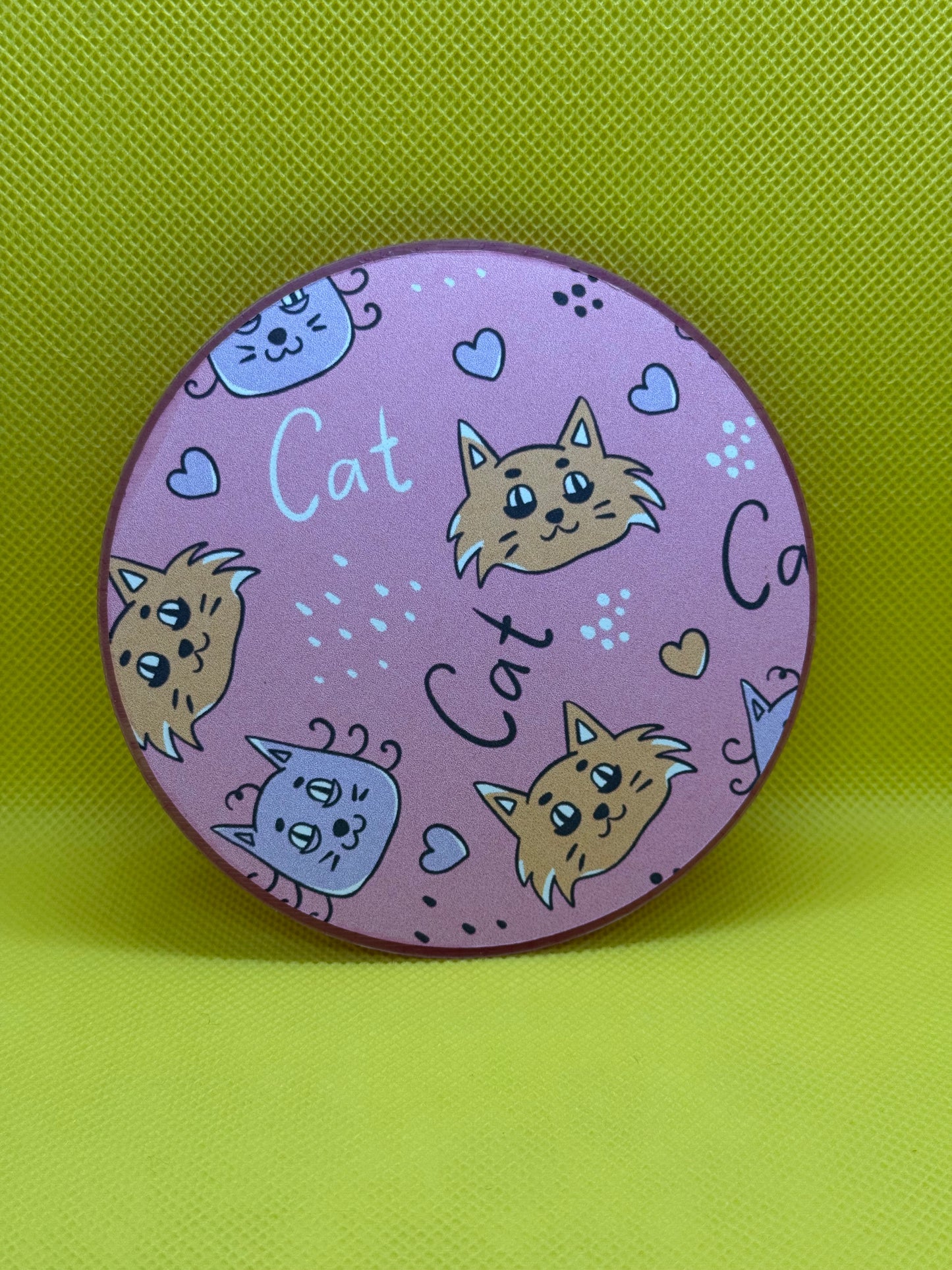 ABC Cardstock - 4 inch round - Cats - 5 pack grab bag