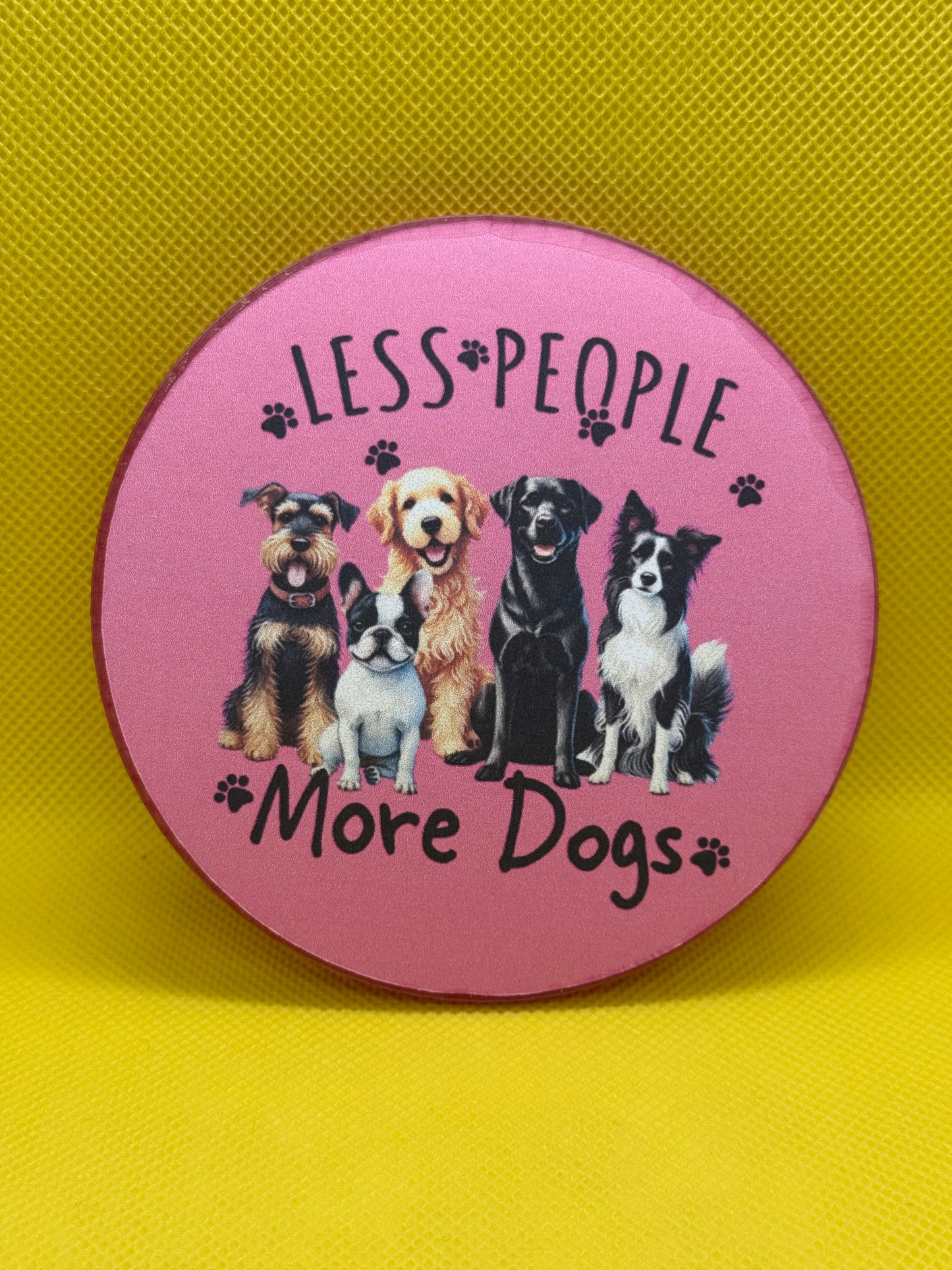 ABC Cardstock - 4 inch round - Dogs - 5 pack grab bag