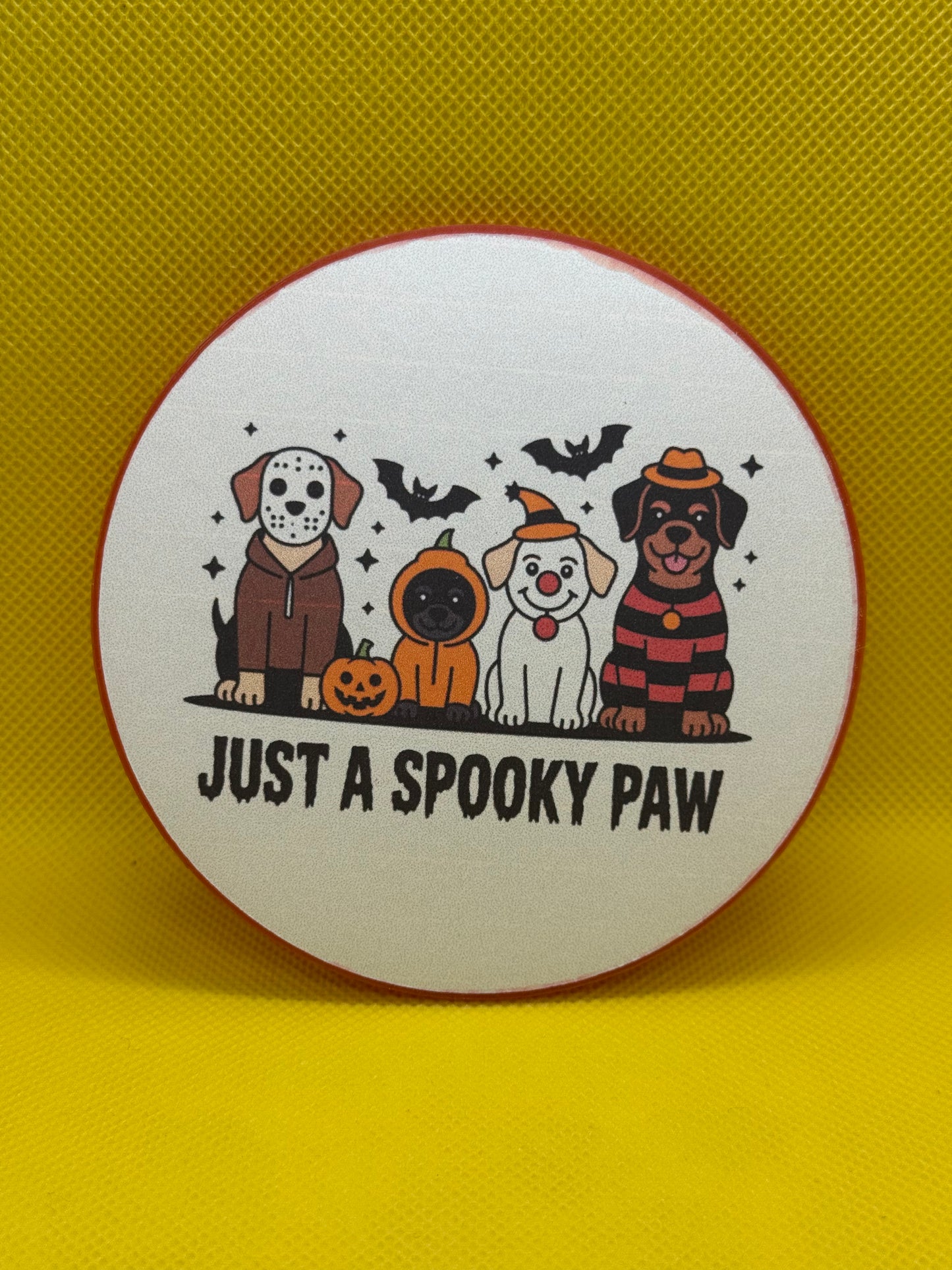 ABC Cardstock - 4 inch round - Dogs - 5 pack grab bag