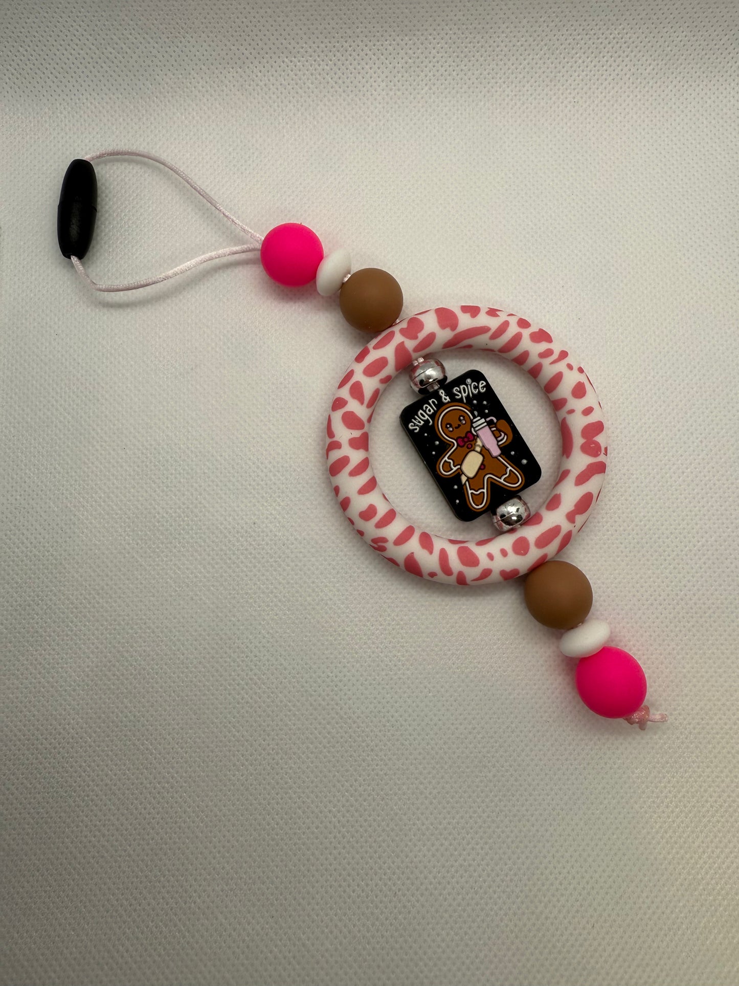 Car Charms - Pink Gingerbread