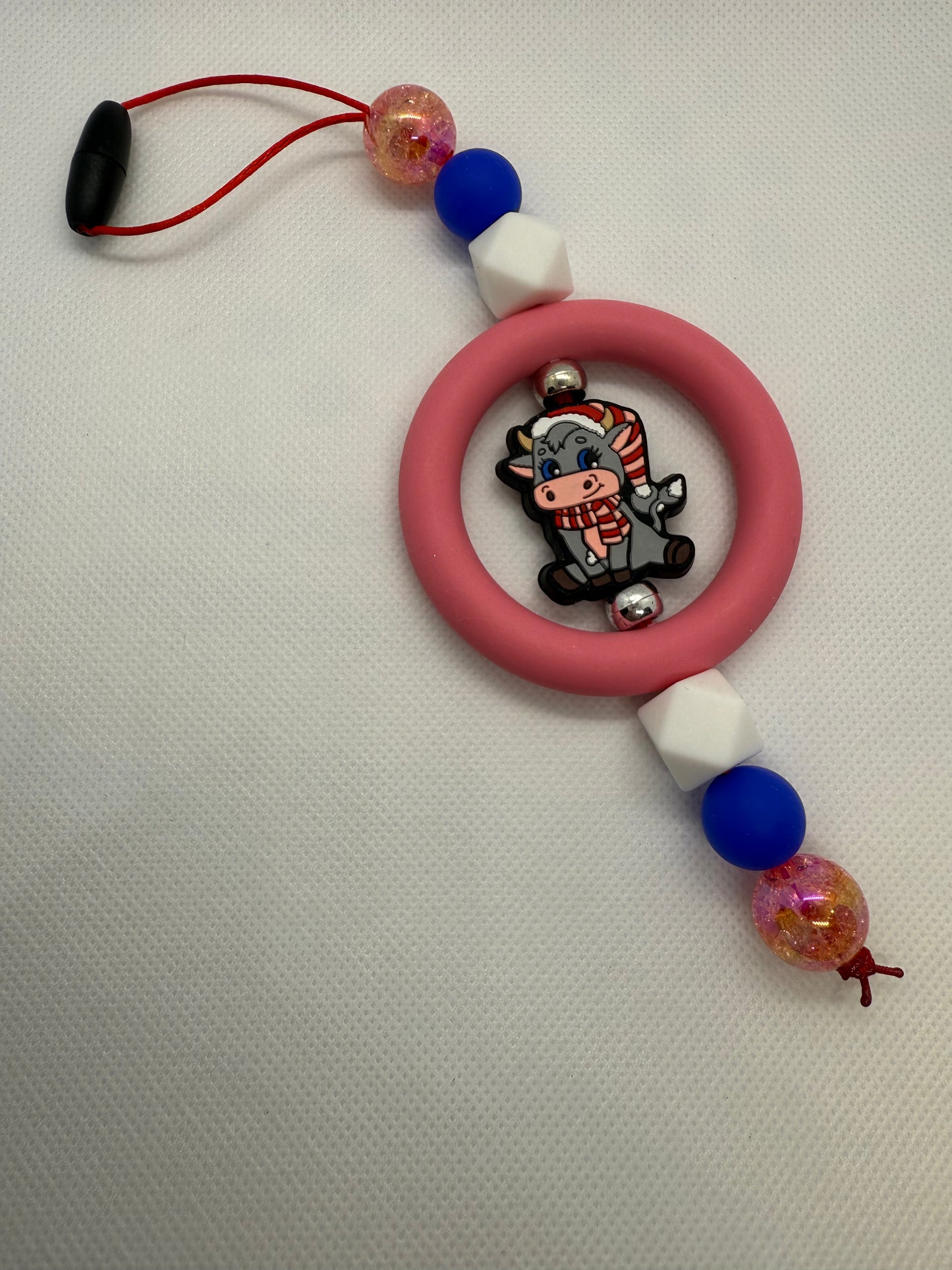 Car Charms - Christmas Cow