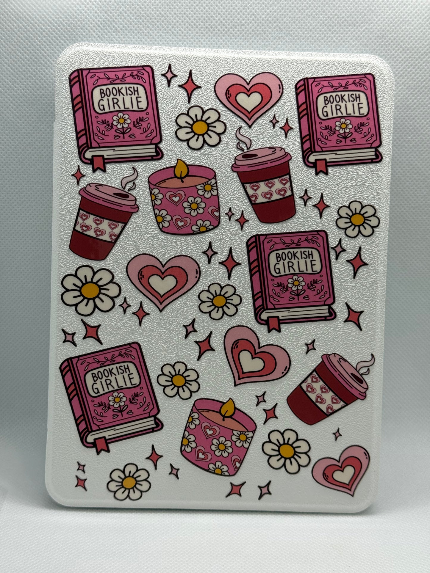 Kindle Case - 12th Paperwhite 2024 7 inch - Bookish Girlie Candles Cups