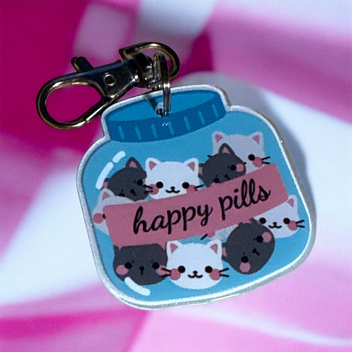 Keychains - Happy Pills