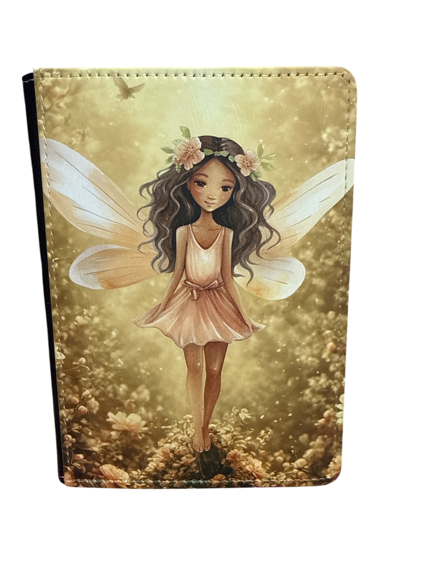 A6 Fairy Goldish Yellow Sublimation Journal - Refillable & Bookmarked