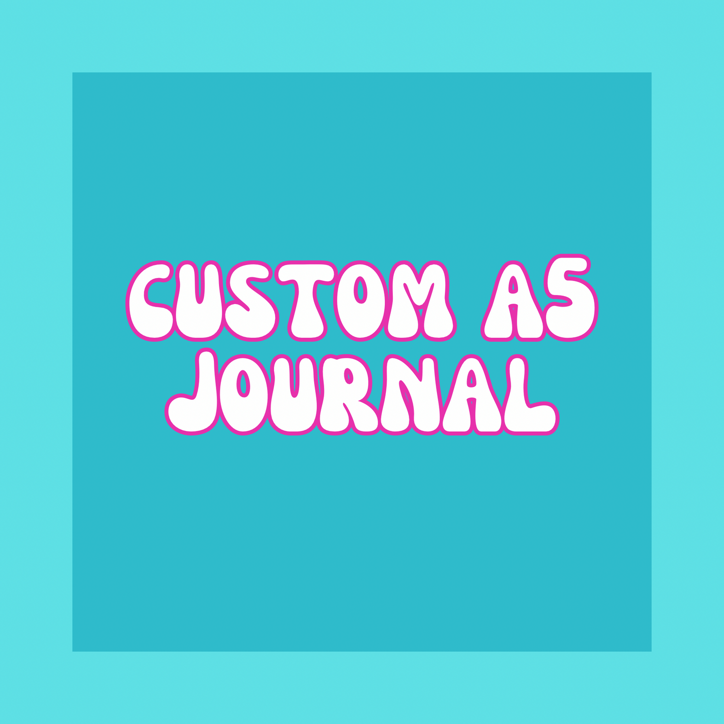 A5 Custom Sublimation Journal