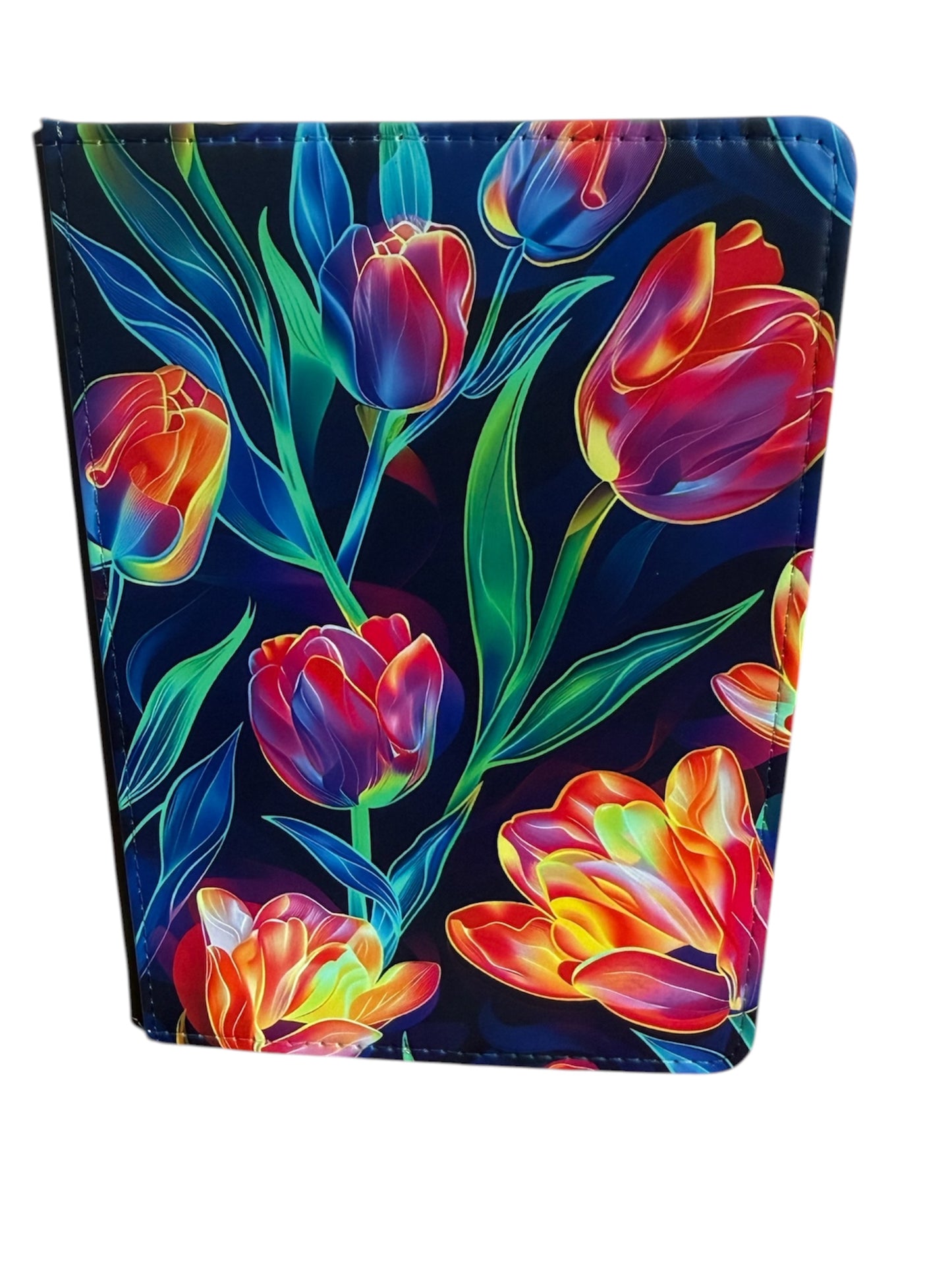 A6 Neon Tulips Sublimation Journal - Refillable & Bookmarked