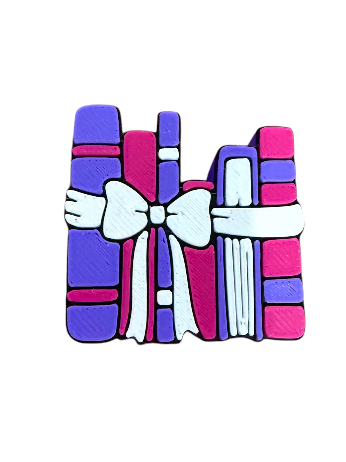 3D - Straw Topper - Books & Bow