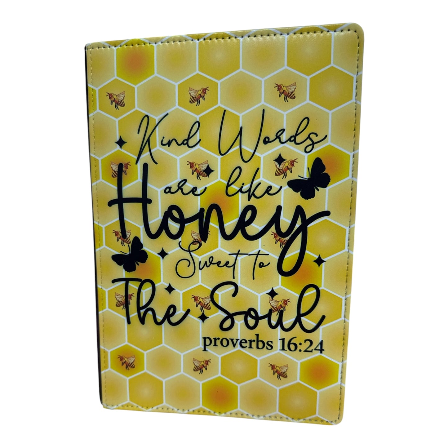 A5 - Proverbs 16:24 Sublimation Journal - Refillable - Bookmarked