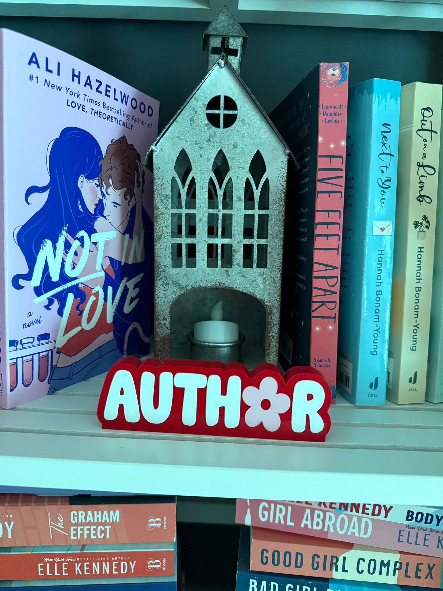 3D - Bookshelf Decor - Author
