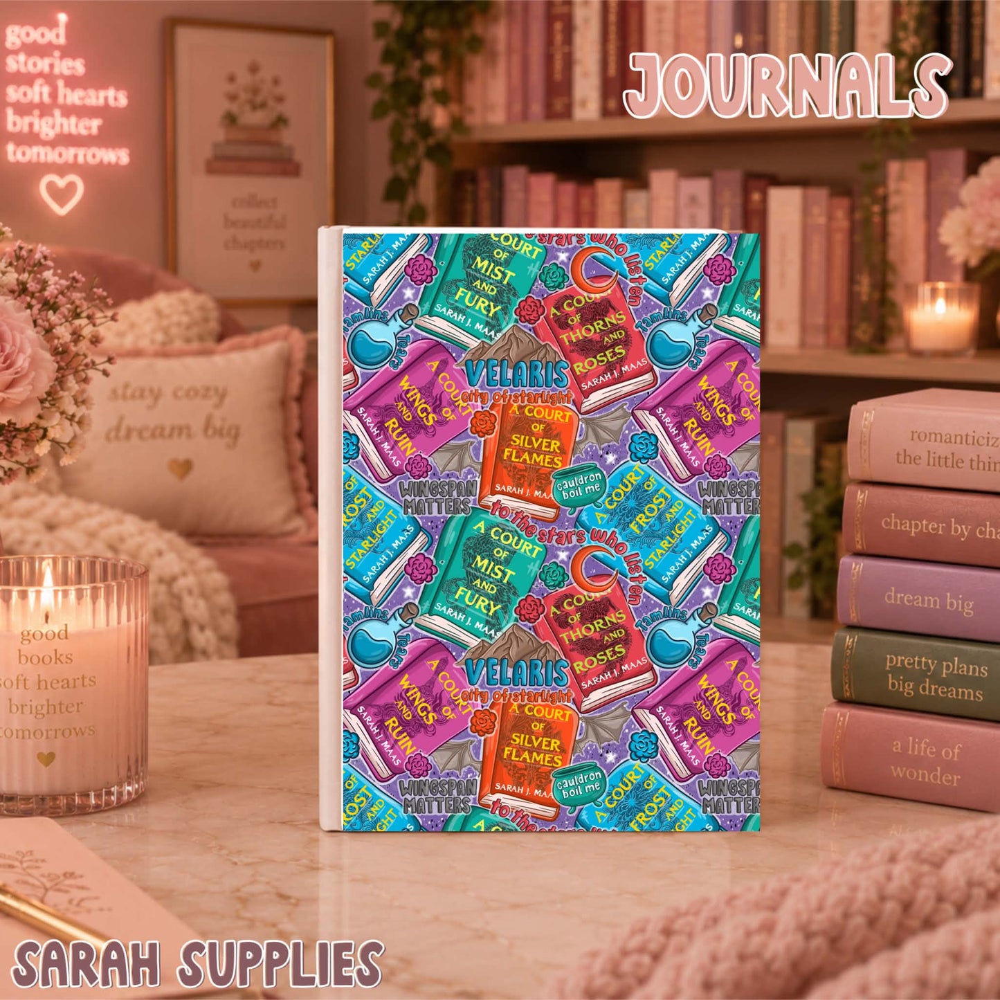 A5 - A C O T A R Sublimation Journal - Refillable - Bookmarked
