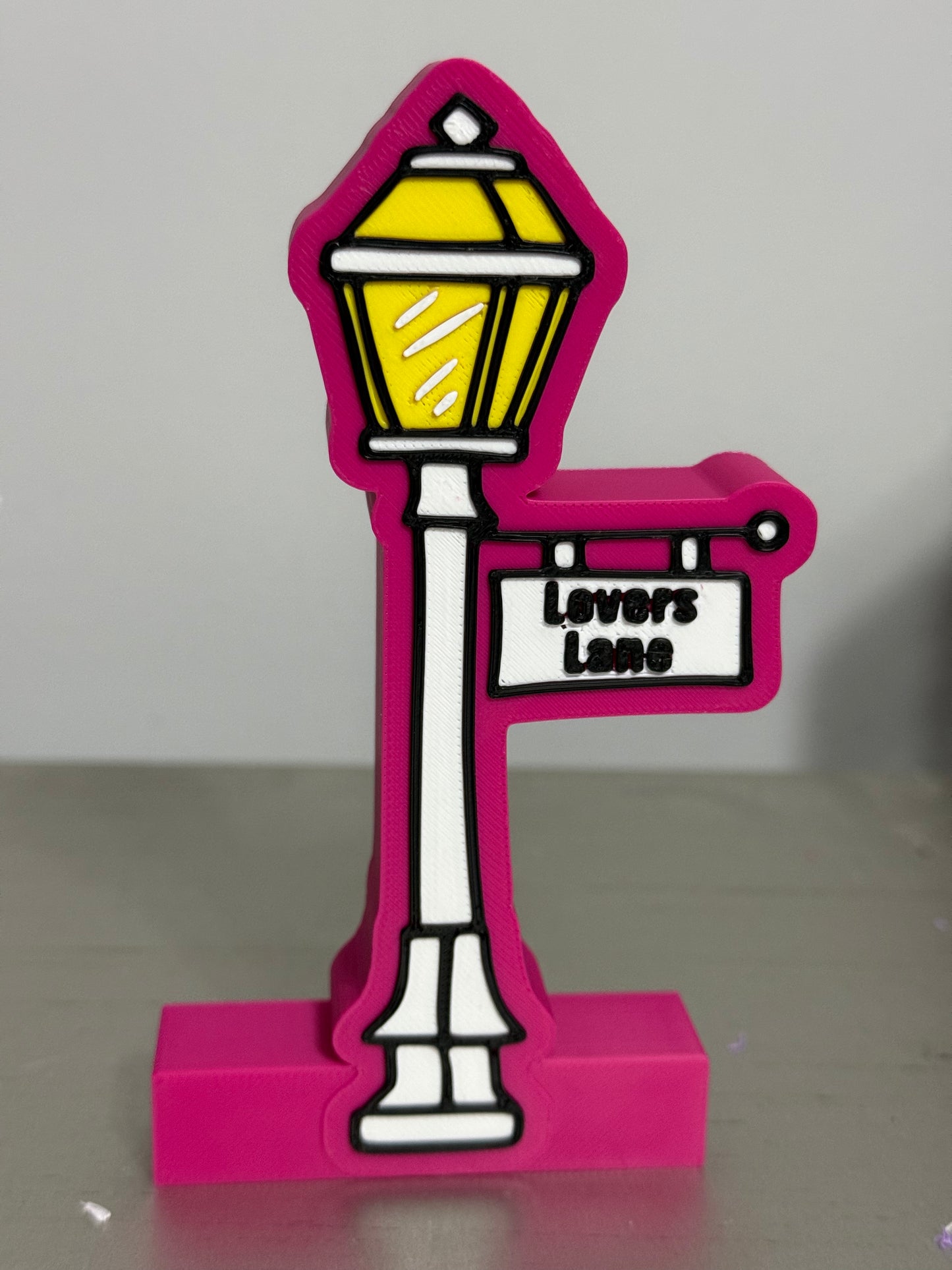 3D - Bookshelf Decor - Lover’s Lane