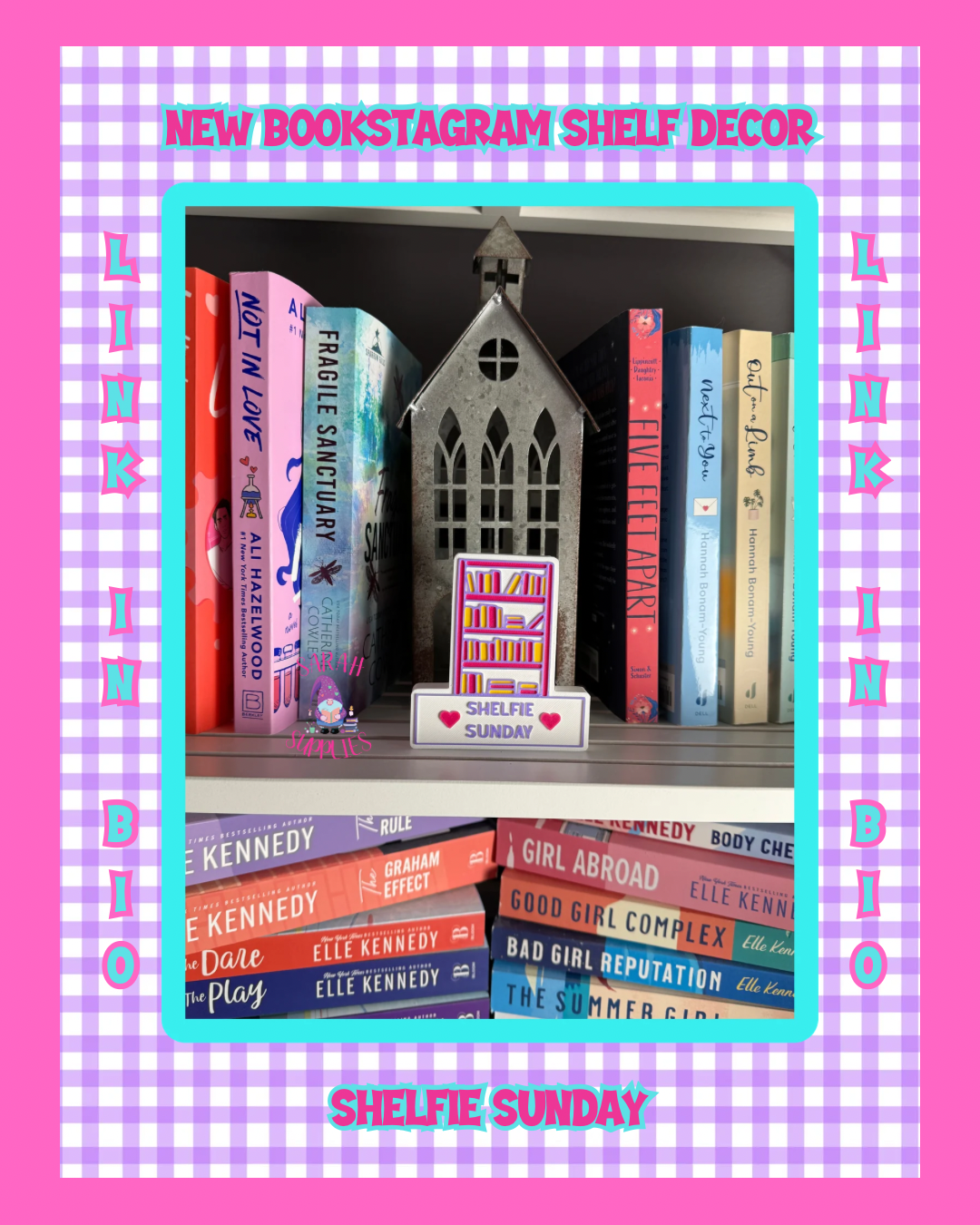 3D - Bookshelf Decor - Shelfie Sunday