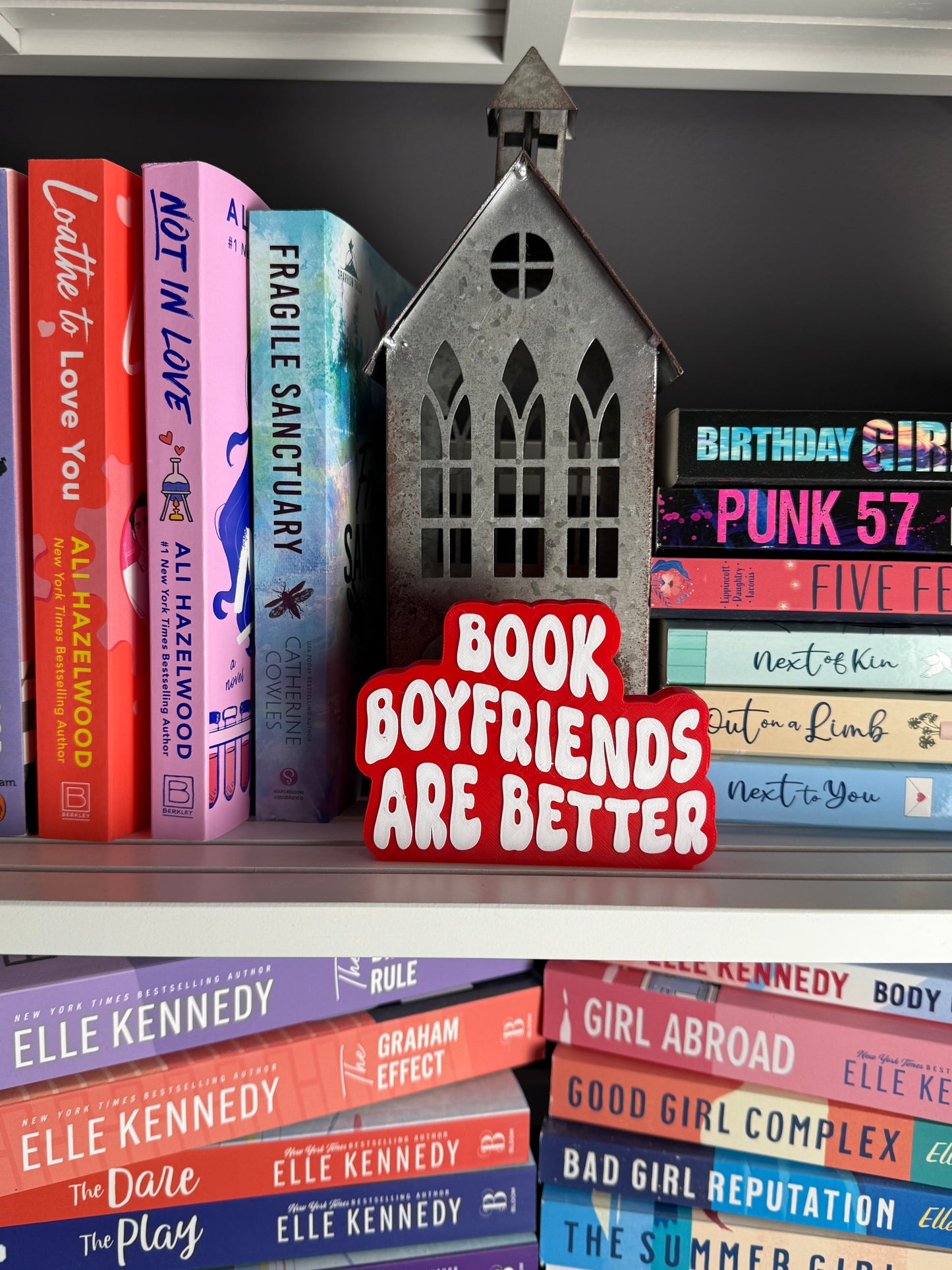 3D - Bookshelf Decor - Book Boyfriends Are Better