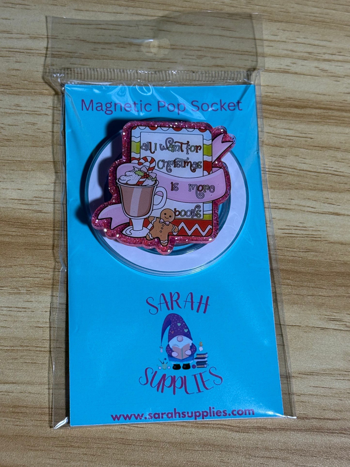 Pop Sockets - All I Want For Christmas Is Books