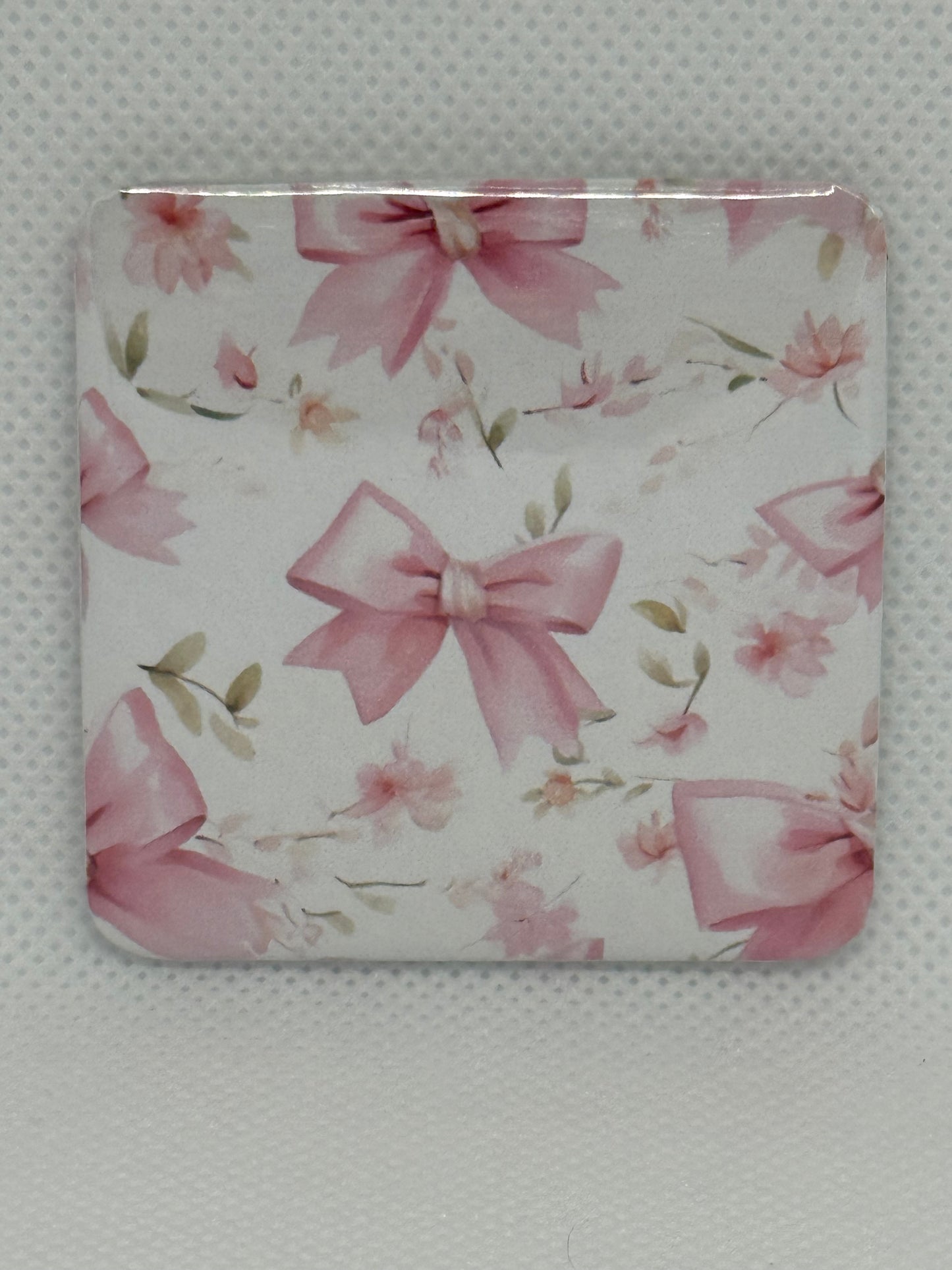 Fridge Magnets - Pink Bows Floral