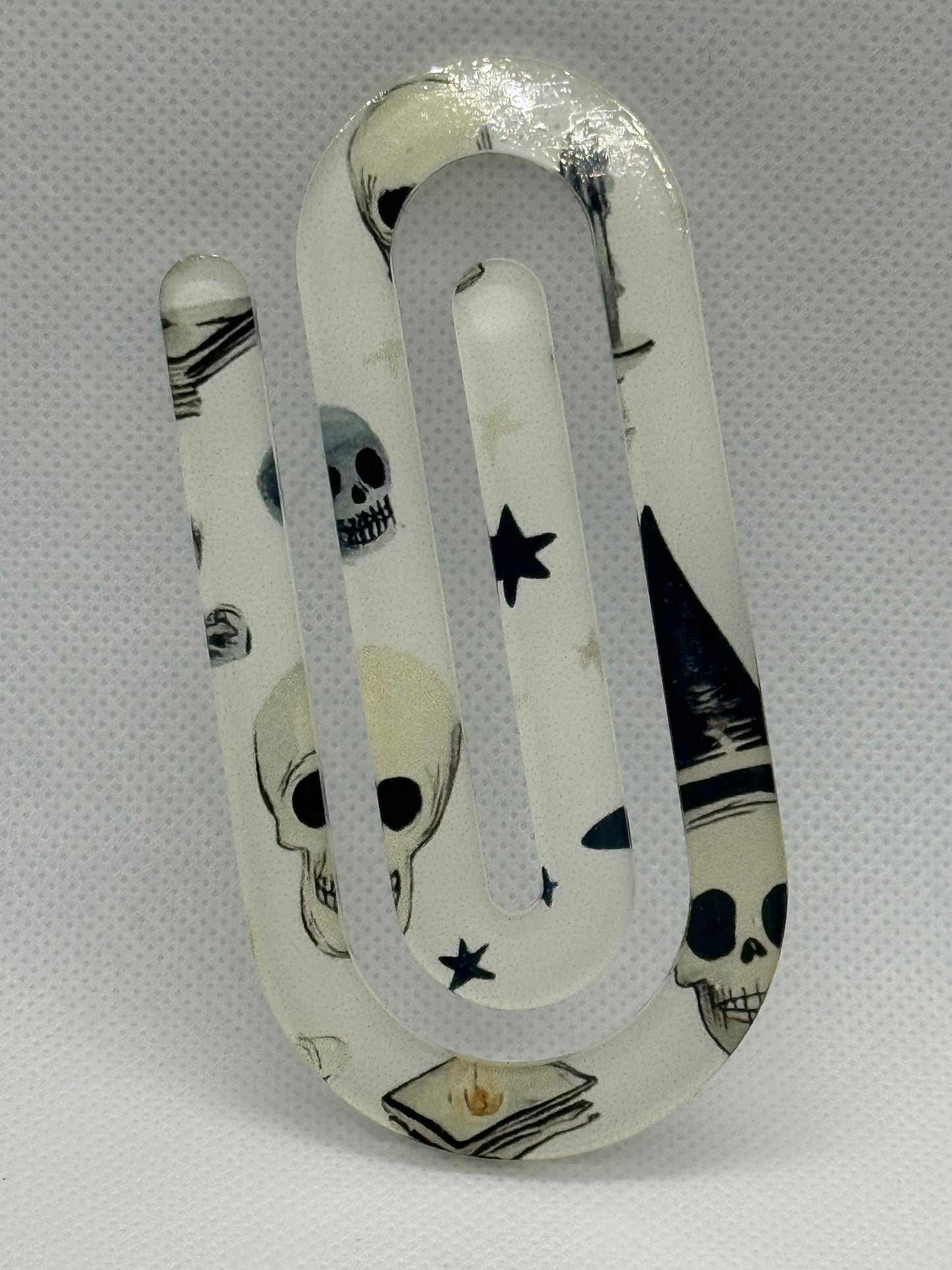 Jumbo Paperclips - Halloween Skulls