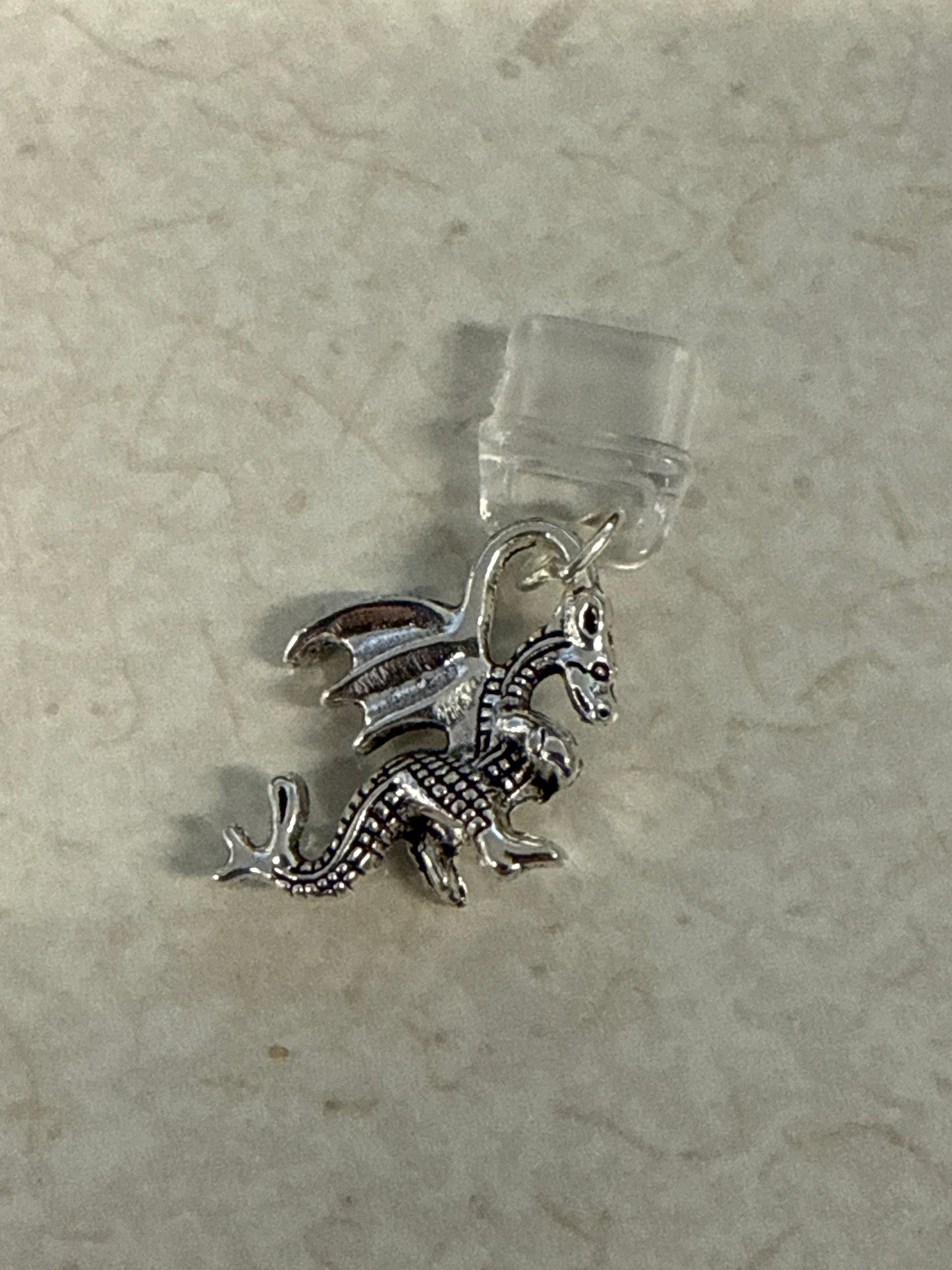 Kindle Charm - Dragon Silver - SKU15