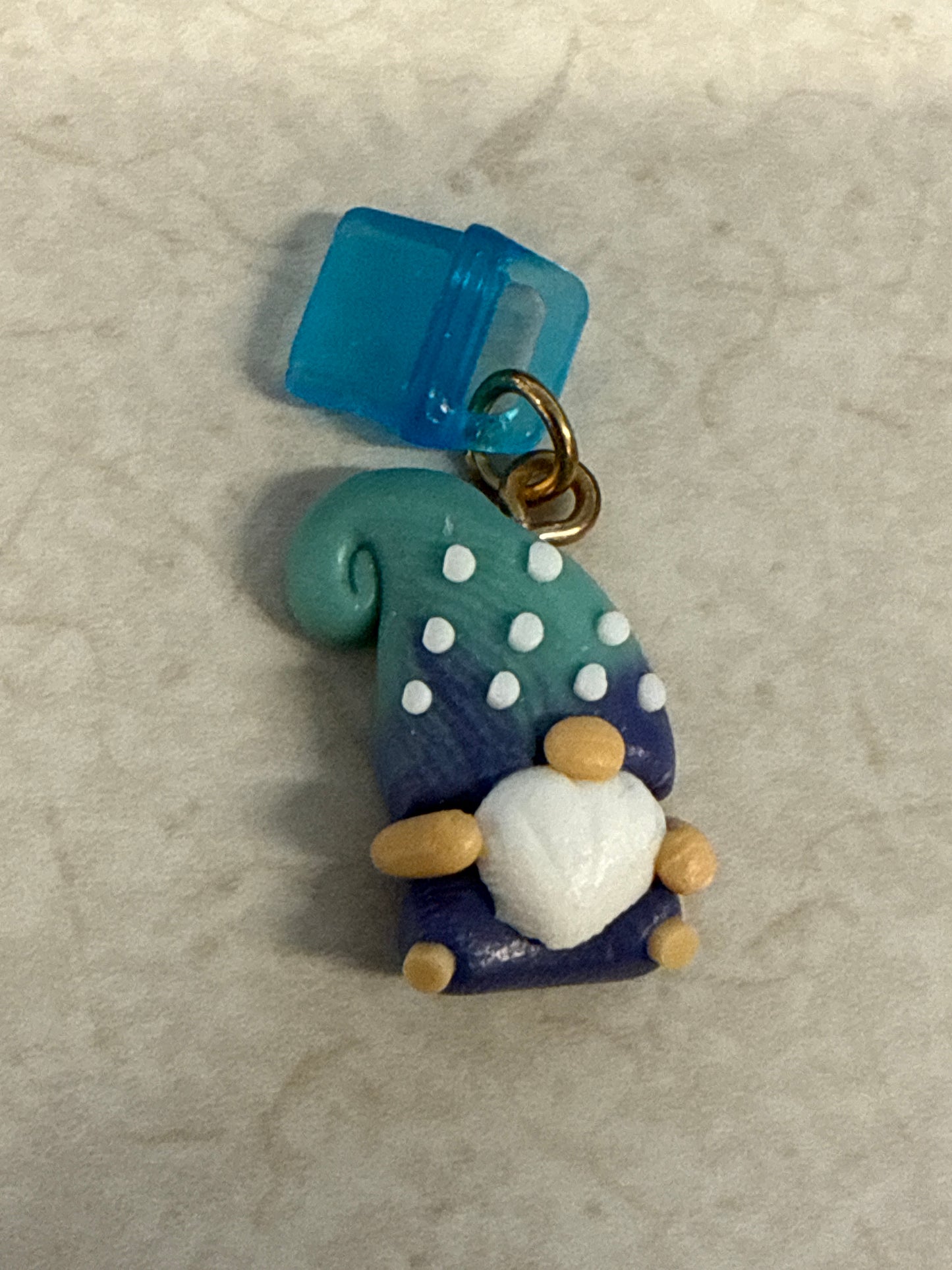 Kindle Charm - Turquoise/Blue Gnome- SKU13