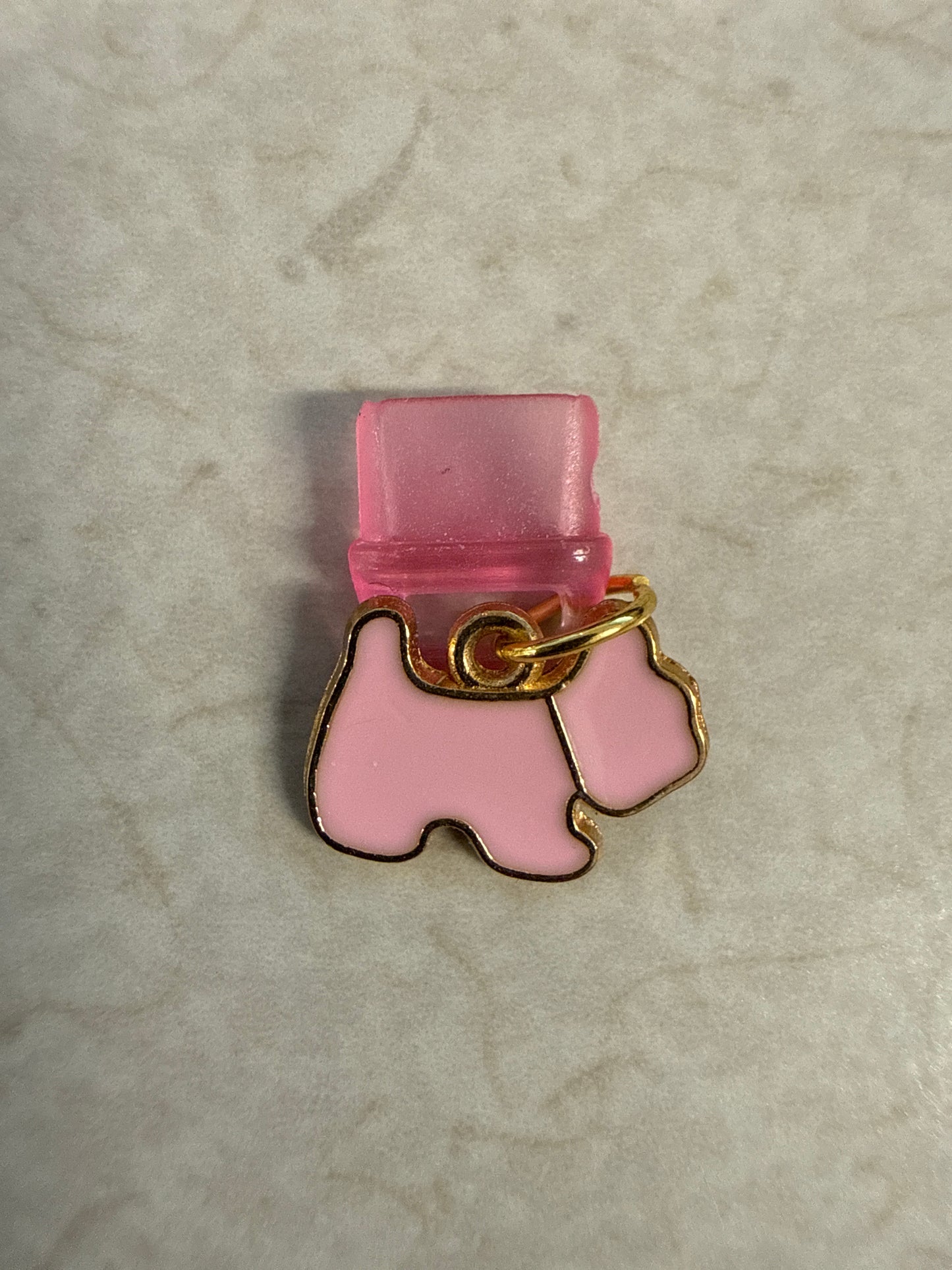 Kindle Charm - Pink Doggy - SKU9