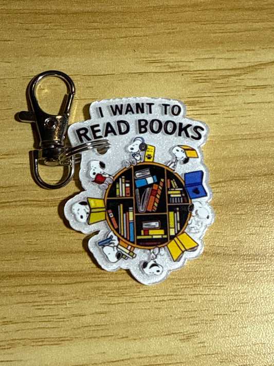Keychains - I Want To Read Books