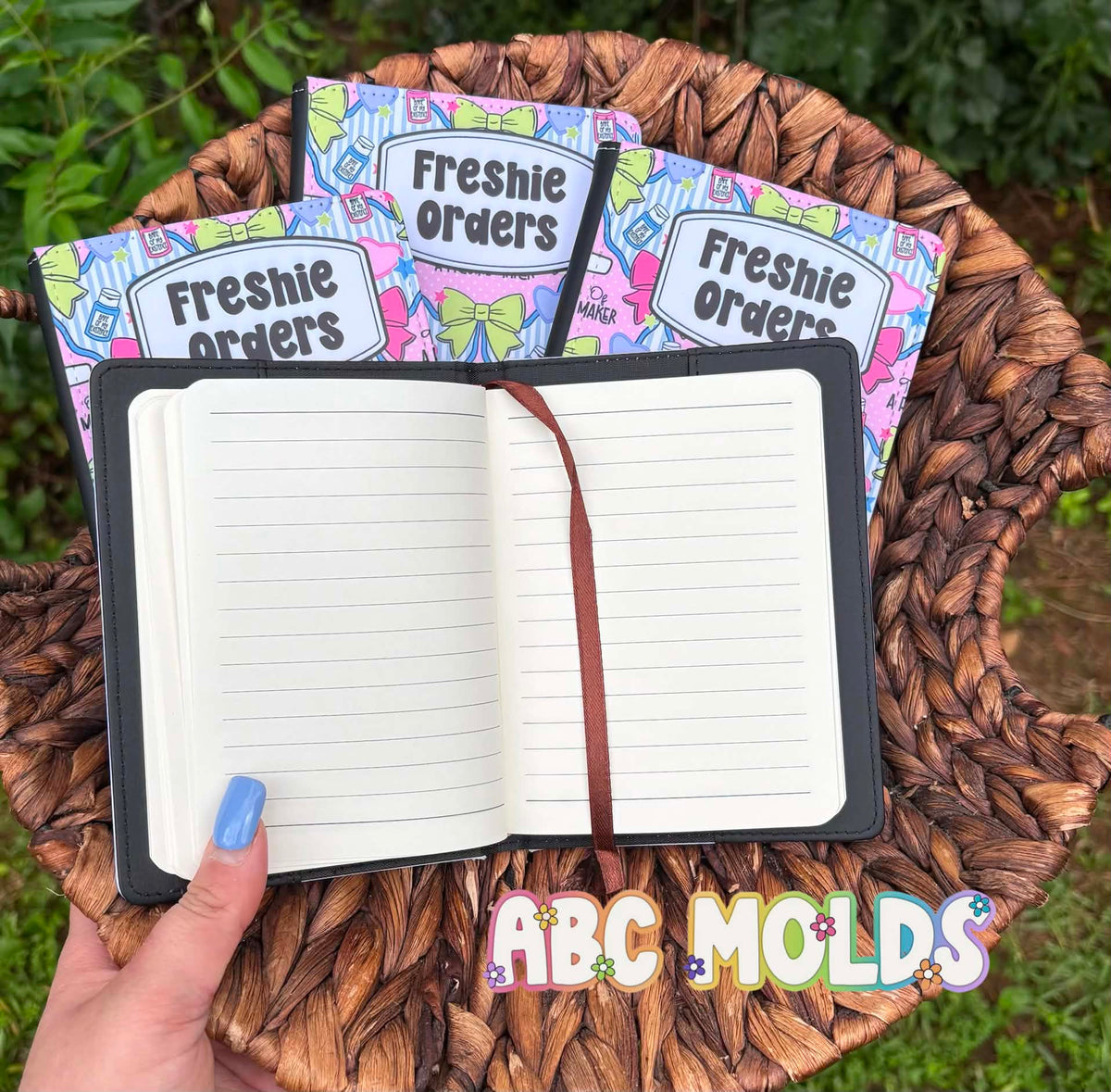 A6 -  Freshie Order Journal -  Sublimation Journal  - Refillable & Bookmarked