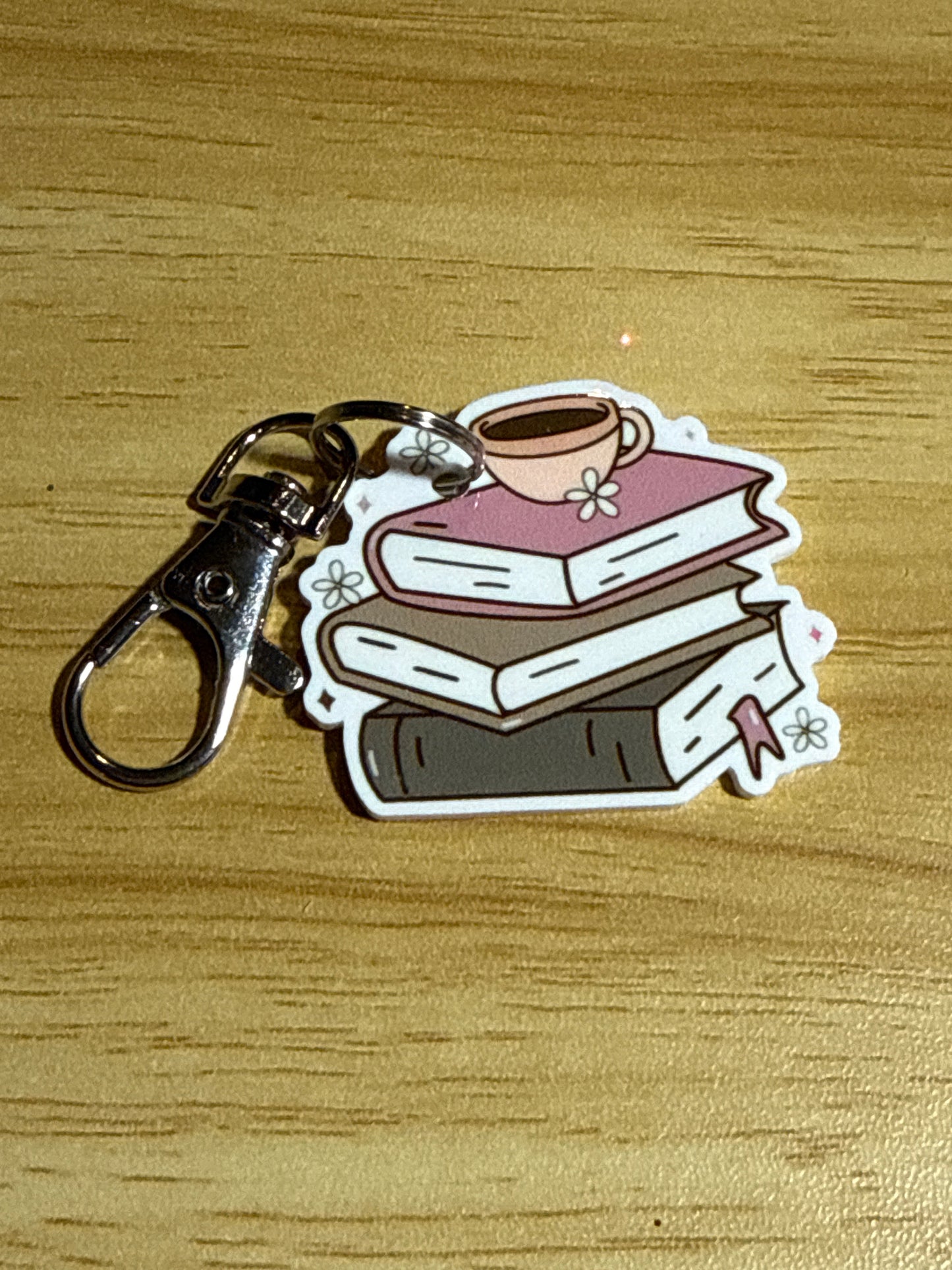 Keychains - Books & Coffee