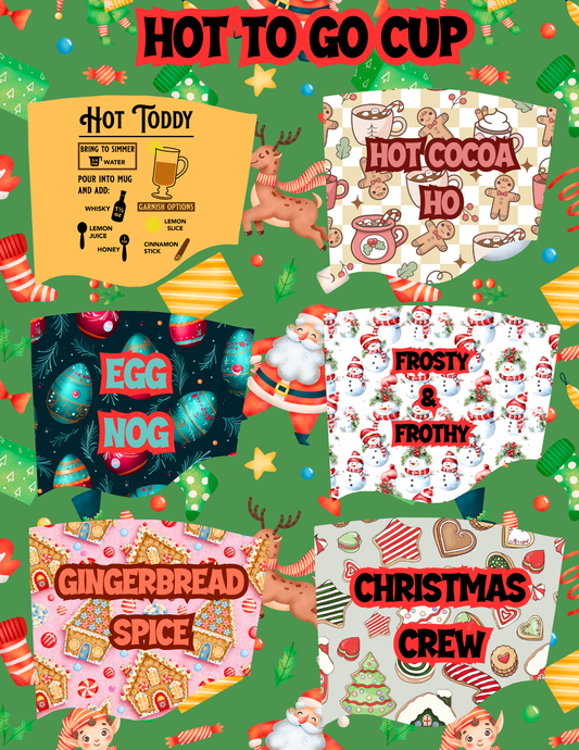 ABC - Hot To Go Cup - 6 Pack - Christmas Theme