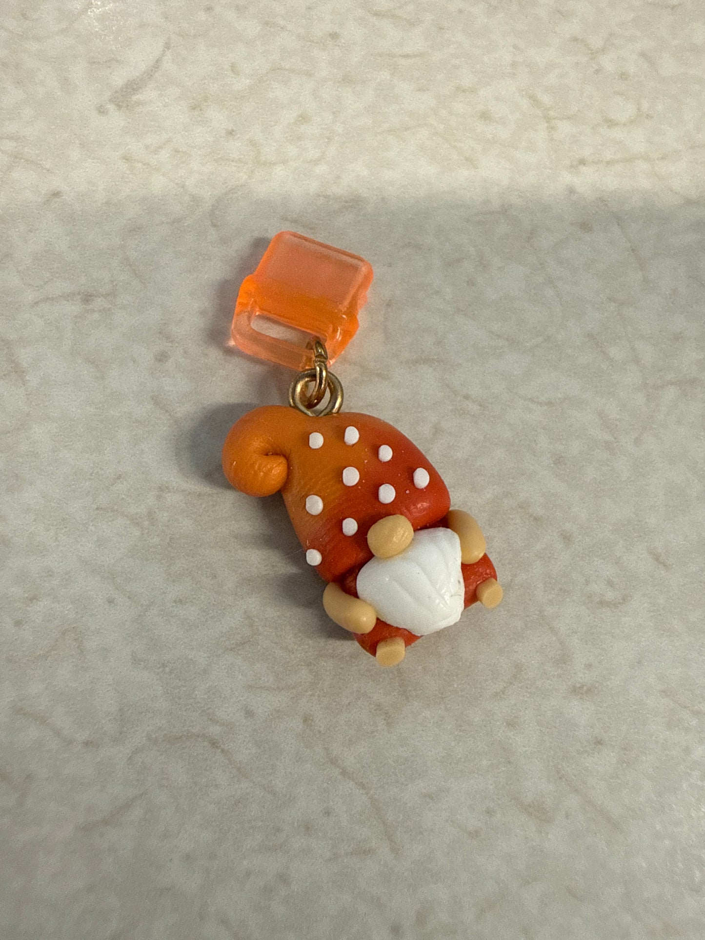 Kindle Charm - Orange Gnome- SKU10