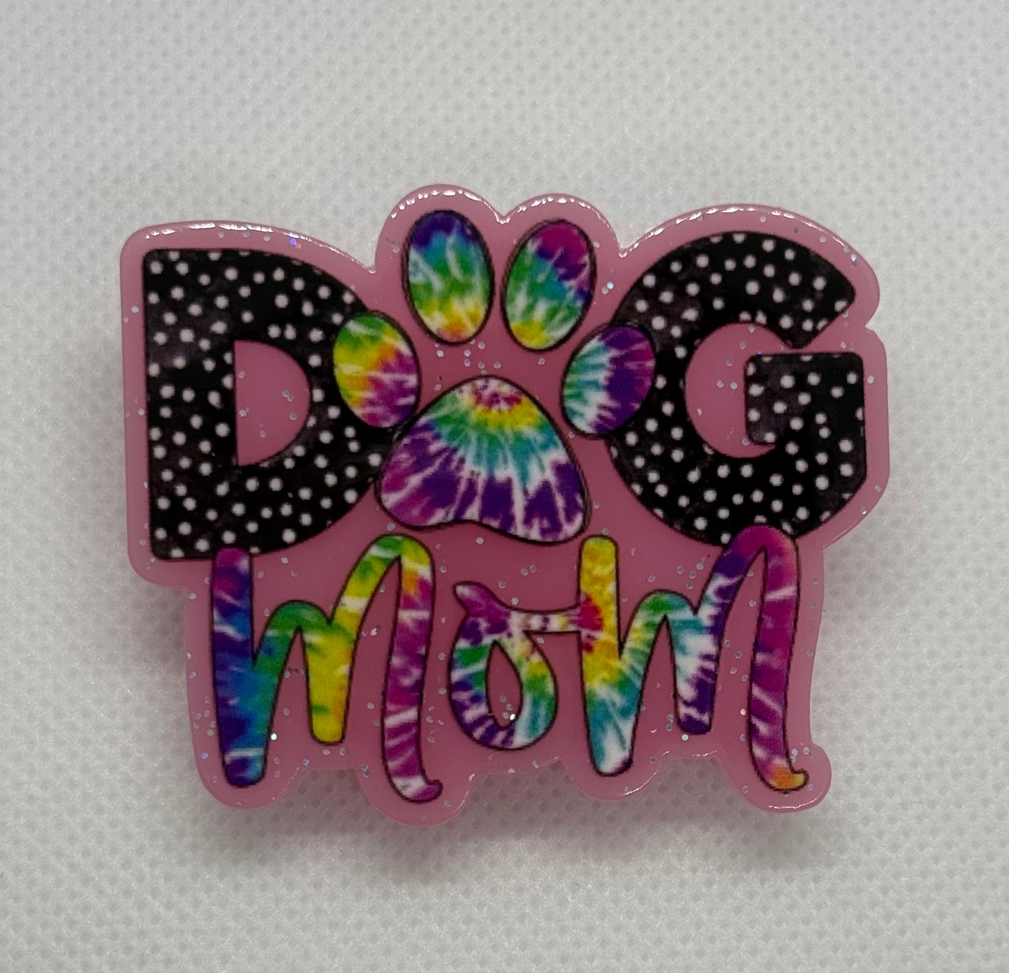 Acrylic Clips - Dog Mom