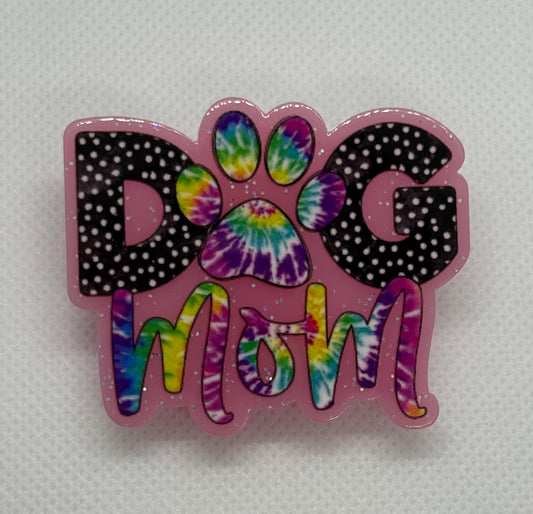Acrylic Clips - Dog Mom