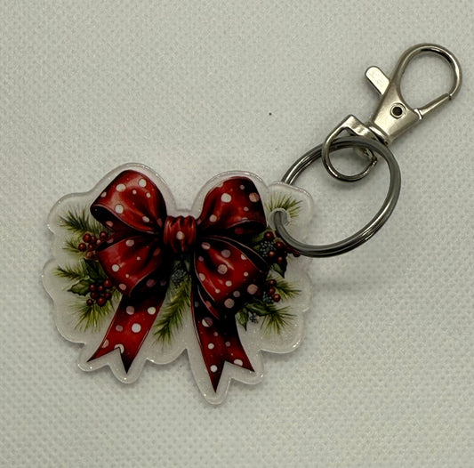 Keychains - Red Bow