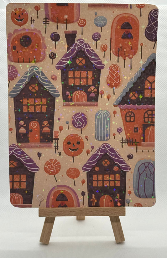 Kindle Inserts - Holographic - Candy Witch Houses - 2024 Paperwhite