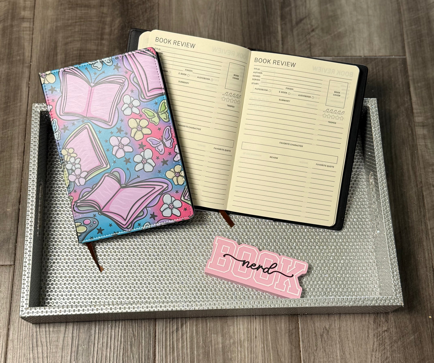A5 - Butterfly Books Sublimation Journal - Refillable - Bookmarked