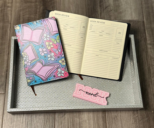 A5 - Butterfly Books Sublimation Journal - Refillable - Bookmarked