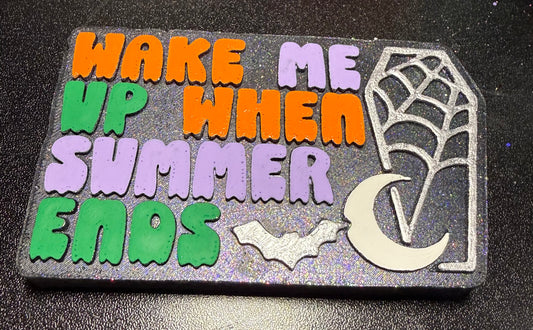 Car Freshie - Wake Me Up - Scent is Blueberry Pumpkin Patch