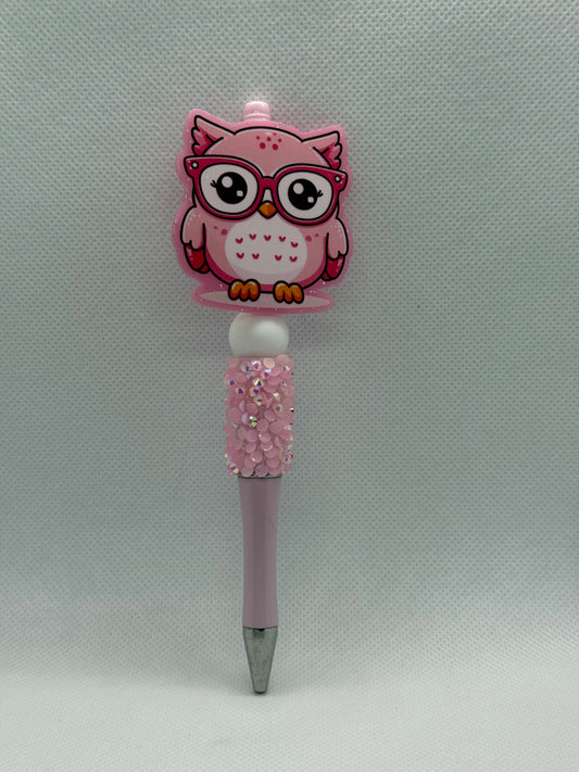 Beaded Pens - Owl
