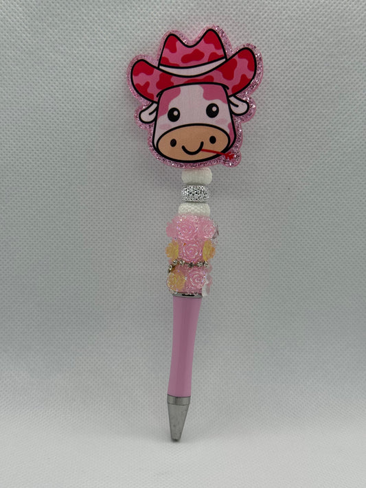 Beaded Pens - Cow