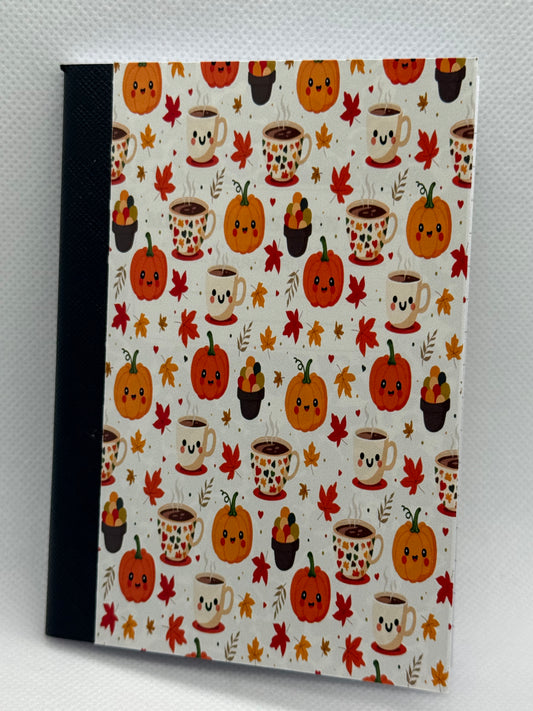 Mini Composition Books - Fall Tea Cups
