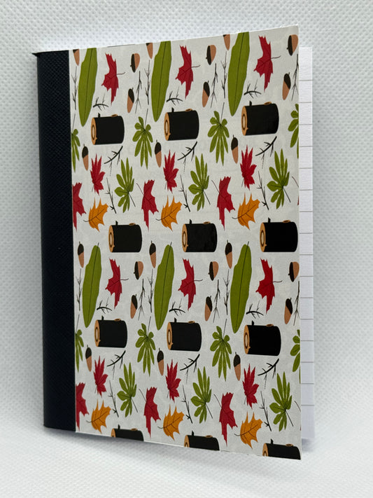 Mini Composition Books - Leaves & Logs