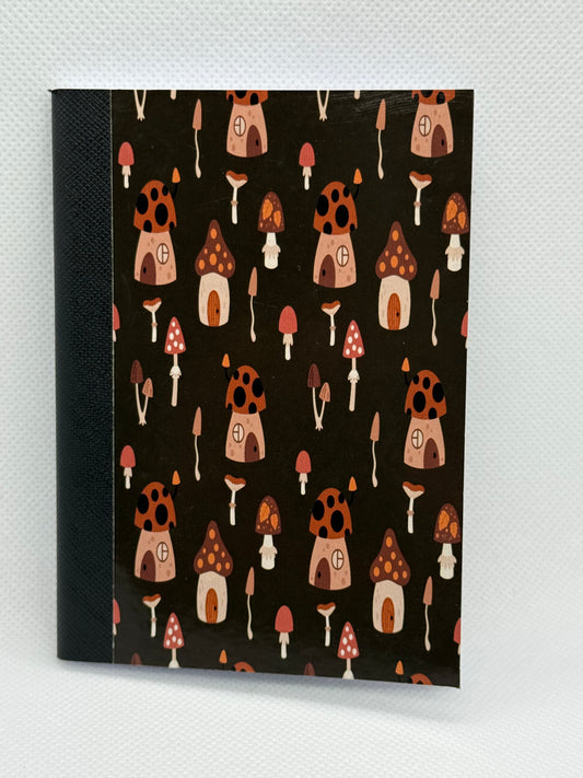 Mini Composition Books - Mushroom Houses