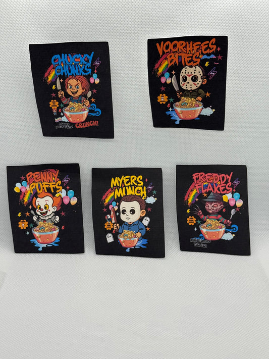 ABC  - Cereal Box Cardstock Only- Horror - Set
