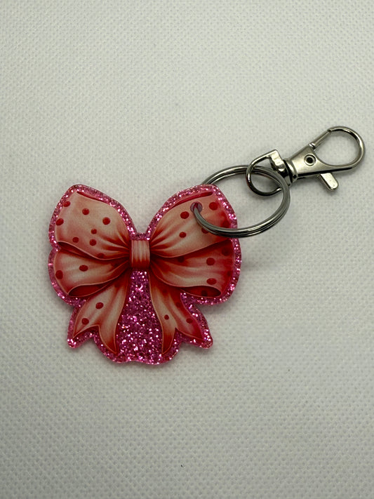 Keychains - Pink Bow