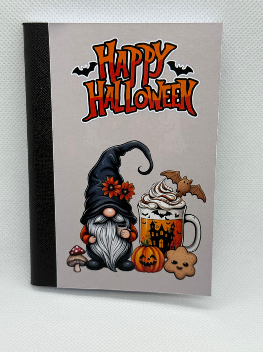 Mini Composition Books - Happy Halloween Gnome