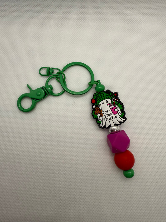 Keychains - Ghost w/ Drink